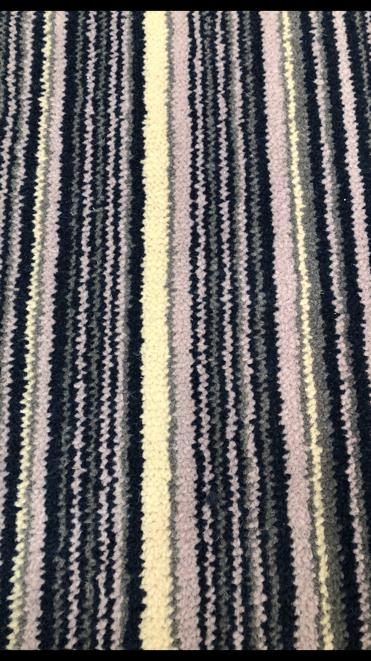 >CUT PILE GRAPHICS BLUE STRIPE